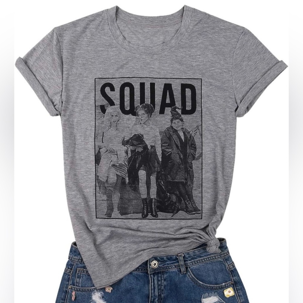 Sanderson Sisters Squad Large T-Shirt Halloween Graphic  Hocus Pocus- NWT